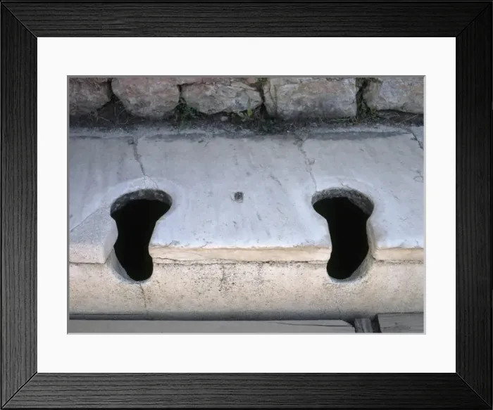 Framed Print : Ephesus. Roman latrinae Framed Print : Ephesus. Roman latrinae