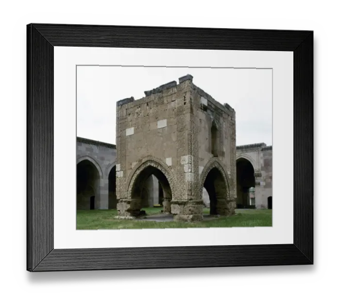 Framed Print : Islamic Art. Turkey. Anatolia. Sultanhani Carvanserai. Built Framed Print : Islamic Art. Turkey. Anatolia. Sultanhani Carvanserai. Built
