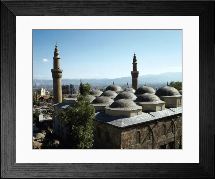 Framed Print : Turkey. Bursa. Ulu Cami (Grand Mosque ). Built between 1396 Framed Print : Turkey. Bursa. Ulu Cami (Grand Mosque ). Built between 1396