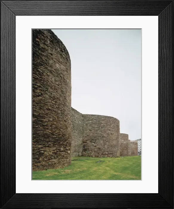 Framed Print : Spain. Galicia. Lugo. Roman walls. 3rd Century Framed Print : Spain. Galicia. Lugo. Roman walls. 3rd Century