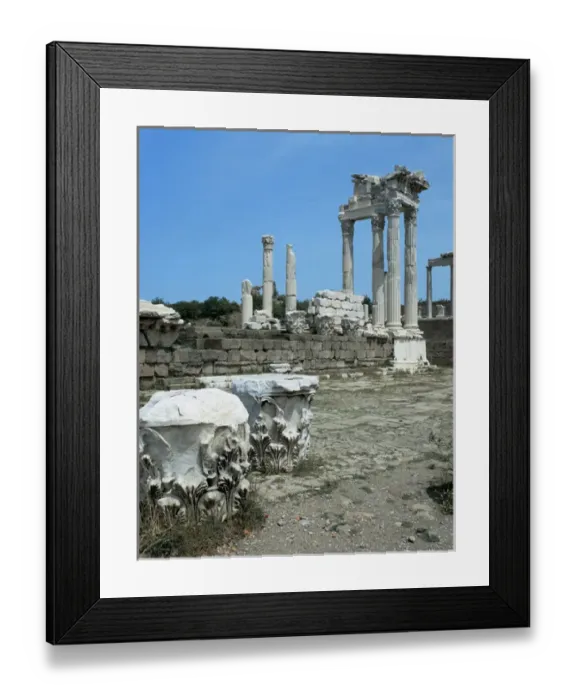 Framed Print : Greek art. Turkey. Pergamon. Temple of Hadrian. Turkey Framed Print : Greek art. Turkey. Pergamon. Temple of Hadrian. Turkey