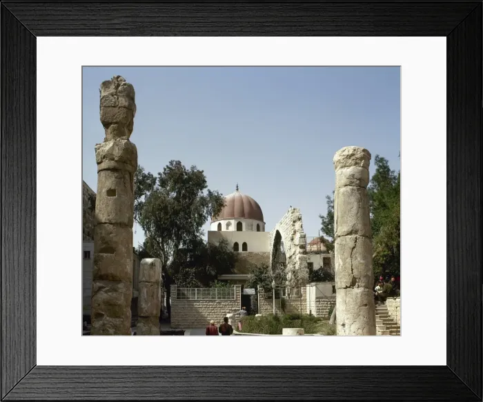 Framed Print : Syria. Damascus. Mausoleum of Saladin (1138-1193). Built in Framed Print : Syria. Damascus. Mausoleum of Saladin (1138-1193). Built in