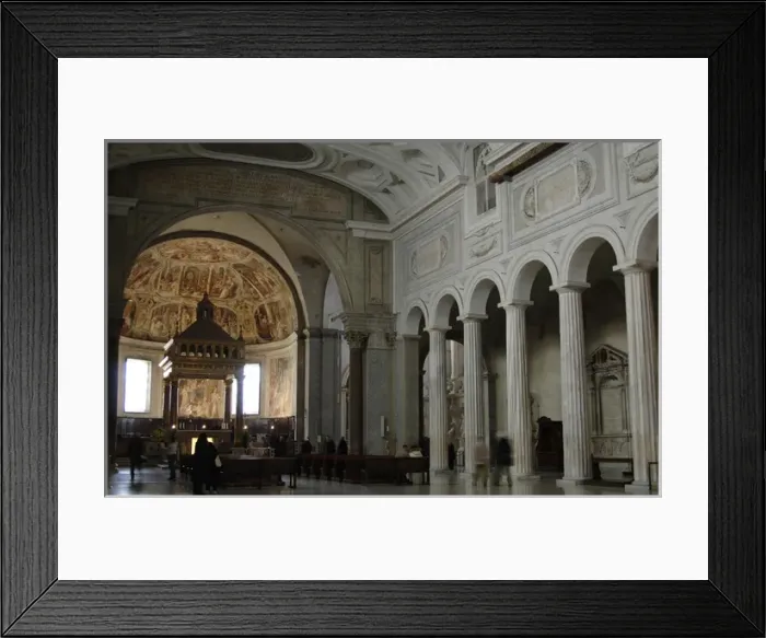 Framed Print : Italy. Rome. San Pietro in Vincoli Church. Interior Framed Print : Italy. Rome. San Pietro in Vincoli Church. Interior