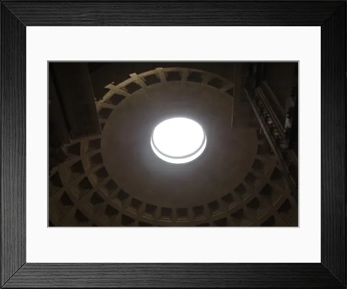 Framed Print : Pantheon of Agrippa. 2nd century. Dome. Interior. Rome. Ital Framed Print : Pantheon of Agrippa. 2nd century. Dome. Interior. Rome. Ital