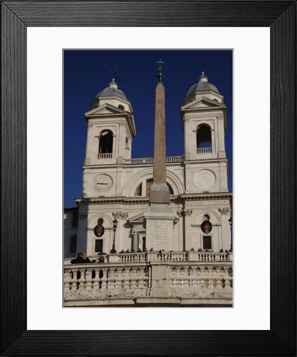 Framed Print : Italy. Rome. Church of the Trinita dei Monti. 16th century Framed Print : Italy. Rome. Church of the Trinita dei Monti. 16th century