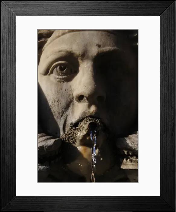 Framed Print : Italy. Rome. Fountain of the Pantheon. Detail. 16th century Framed Print : Italy. Rome. Fountain of the Pantheon. Detail. 16th century