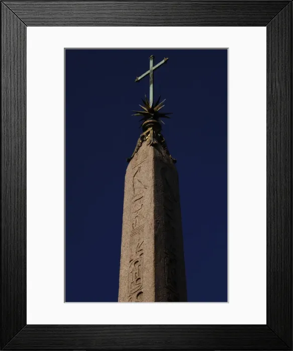 Framed Print : Macuteo Obelisk. Dated at time of egyptian pharaoh Ramesses Framed Print : Macuteo Obelisk. Dated at time of egyptian pharaoh Ramesses