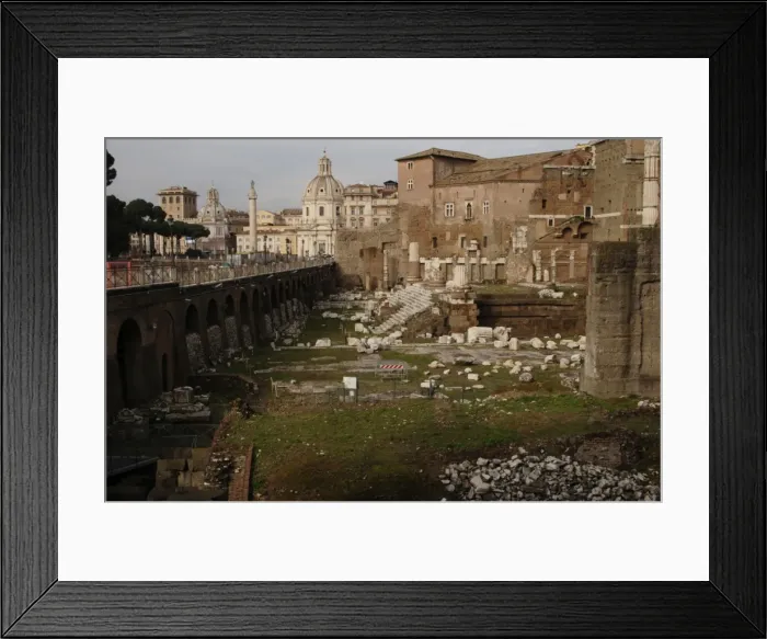 Framed Print : Temple of Mars Ultor. 2nd century BC. Forum of Augustus. Rom Framed Print : Temple of Mars Ultor. 2nd century BC. Forum of Augustus. Rom