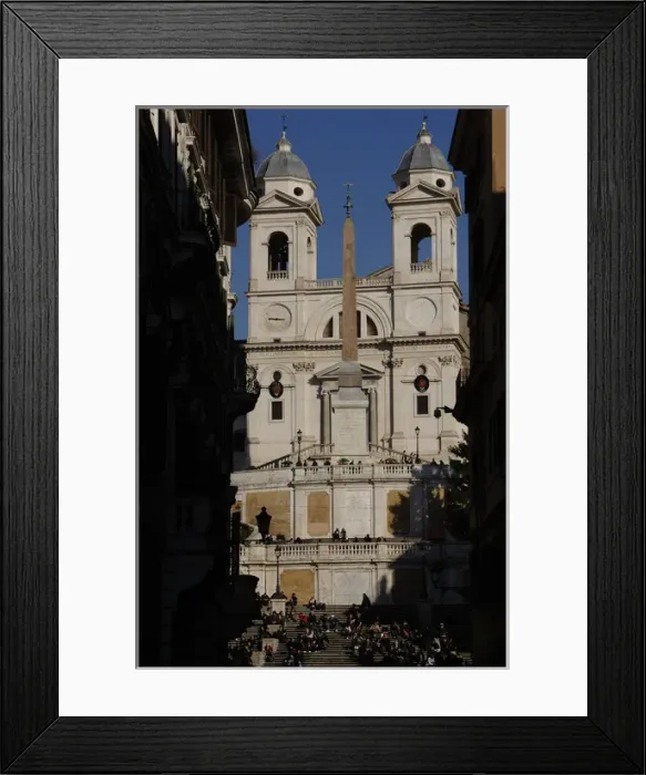 Framed Print : Italy. Rome. Church of the Trinita dei Monti. 16th century Framed Print : Italy. Rome. Church of the Trinita dei Monti. 16th century