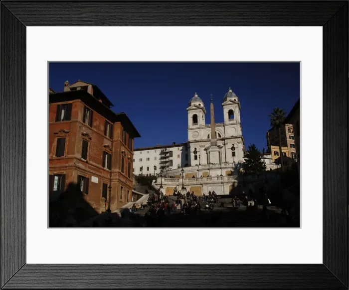 Framed Print : Italy. Rome. Church of the Trinita dei Monti. 16th century Framed Print : Italy. Rome. Church of the Trinita dei Monti. 16th century