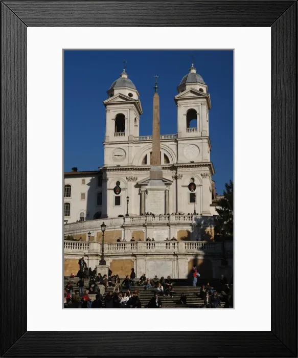Framed Print : Italy. Rome. Church of the Trinita dei Monti. 16th century Framed Print : Italy. Rome. Church of the Trinita dei Monti. 16th century