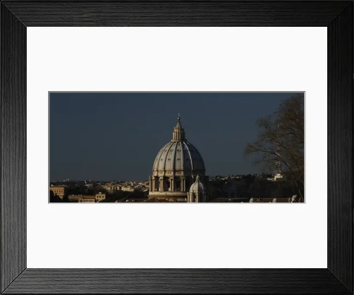 Framed Print : Dome of the Basilica of St. Peter. 16th century. Vatican Cit Framed Print : Dome of the Basilica of St. Peter. 16th century. Vatican Cit