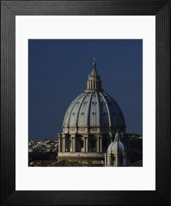 Framed Print : Dome of the Basilica of St. Peter. 16th century. Vatican Cit Framed Print : Dome of the Basilica of St. Peter. 16th century. Vatican Cit