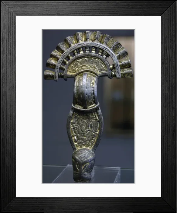 Framed Print : Fibula of animalistic style Framed Print : Fibula of animalistic style