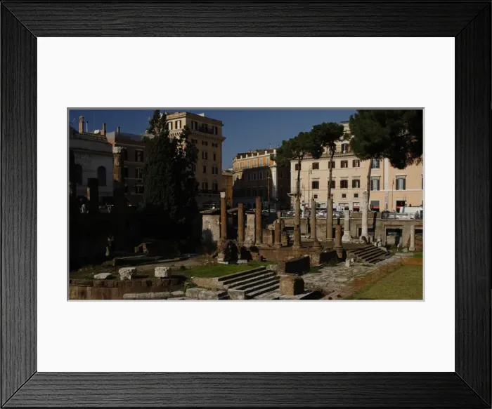 Framed Print : Italy. Rome. Sacred area of Largo di Torre Argentina. Temple Framed Print : Italy. Rome. Sacred area of Largo di Torre Argentina. Temple