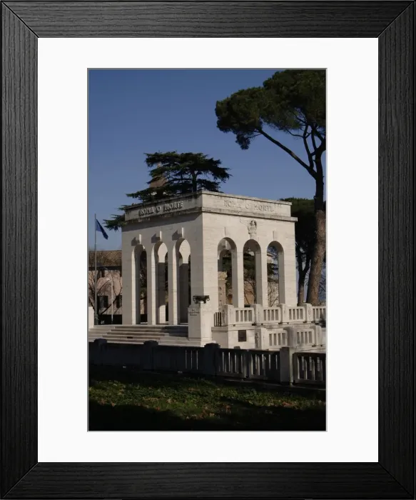 Framed Print : Italy. Rome. Gianicolense Mausoleum Framed Print : Italy. Rome. Gianicolense Mausoleum