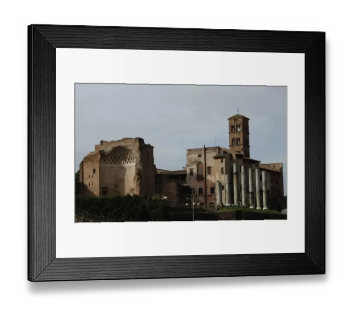 Framed Print : Italy. Rome. Church of St Frances of Rome (Santa Francesca R Framed Print : Italy. Rome. Church of St Frances of Rome (Santa Francesca R