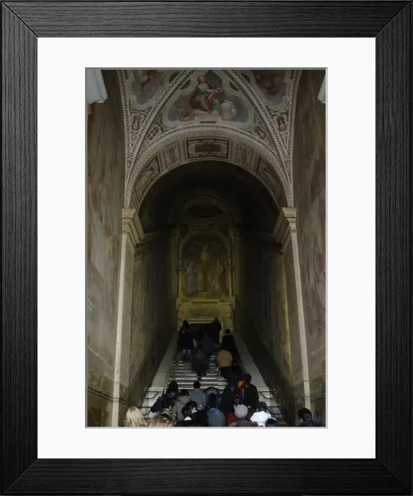 Framed Print : Italy. Rome. Holy Stairs Framed Print : Italy. Rome. Holy Stairs