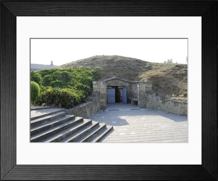 Framed Print : Melec-Chesmenskyi Kurgan Museum. 4th century BC. Ukraine