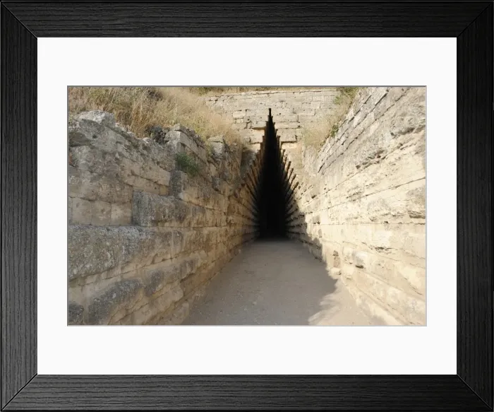 Framed Print : Tsarsky Kurgan. Royal burial mound. 4th century BC. Ukraine Framed Print : Tsarsky Kurgan. Royal burial mound. 4th century BC. Ukraine