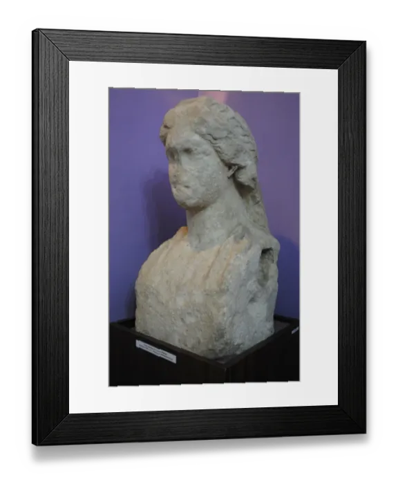 Framed Print : Goddess Demeter. Marble. 4th century BC Framed Print : Goddess Demeter. Marble. 4th century BC