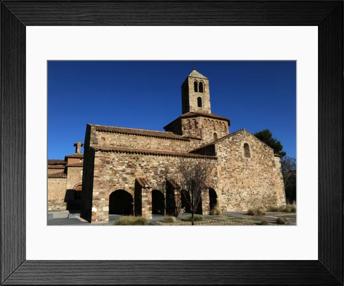 Framed Print : Romanesque Art. Spain. Church of St. Mary. Exterior. Tarrasa Framed Print : Romanesque Art. Spain. Church of St. Mary. Exterior. Tarrasa