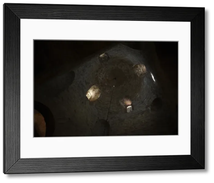 Framed Print : Church of St. Michael (San Miguel). Domed dome. Tarrasa. Cat