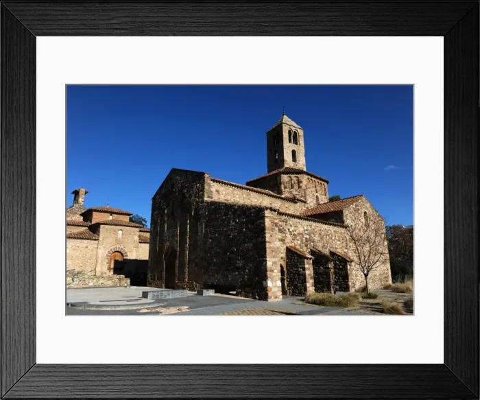 Framed Print : Romanesque Art. Spain. Church of St. Mary. Exterior. Tarrasa Framed Print : Romanesque Art. Spain. Church of St. Mary. Exterior. Tarrasa