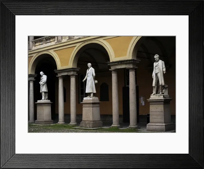 Framed Print : Italy. Pavia. Courtyard in University of Pavia Framed Print : Italy. Pavia. Courtyard in University of Pavia