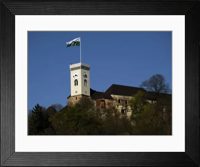 Framed Print : Slovenia. Ljubljana. Castle. Built in the 12th century Framed Print : Slovenia. Ljubljana. Castle. Built in the 12th century