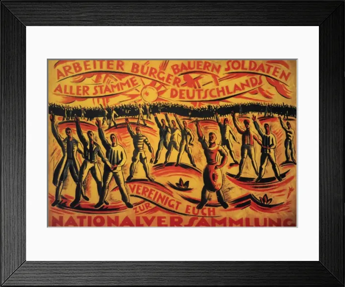Framed Print : Poster for the National Assembly elections, 1919 Framed Print : Poster for the National Assembly elections, 1919