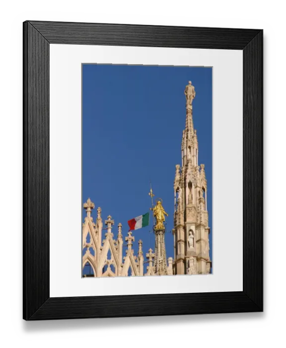 Framed Print : Italy. Milan Catheral. Madona del Duomo, by Giuseppe Perego Framed Print : Italy. Milan Catheral. Madona del Duomo, by Giuseppe Perego