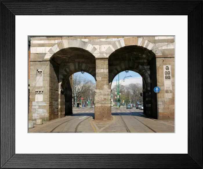 Framed Print : Italy. Milan. Porta Nuova Framed Print : Italy. Milan. Porta Nuova