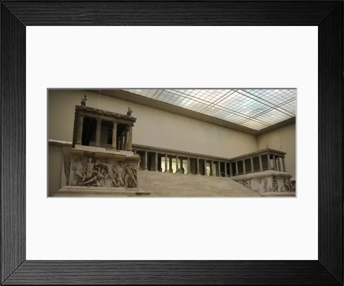 Framed Print : Pergamon Altar. Detail Framed Print : Pergamon Altar. Detail