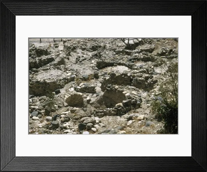 Framed Print : Cyprus. Khirokitia. Archaeological site. Neolithic age. Ruin Framed Print : Cyprus. Khirokitia. Archaeological site. Neolithic age. Ruin