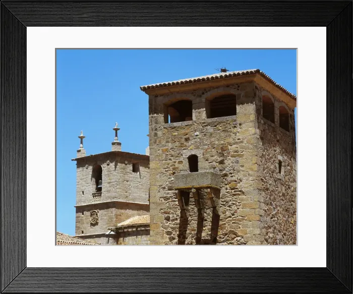 Framed Print : Spain. Extremadura. Caceres. The Palace Golfines de Abajo. T Framed Print : Spain. Extremadura. Caceres. The Palace Golfines de Abajo. T
