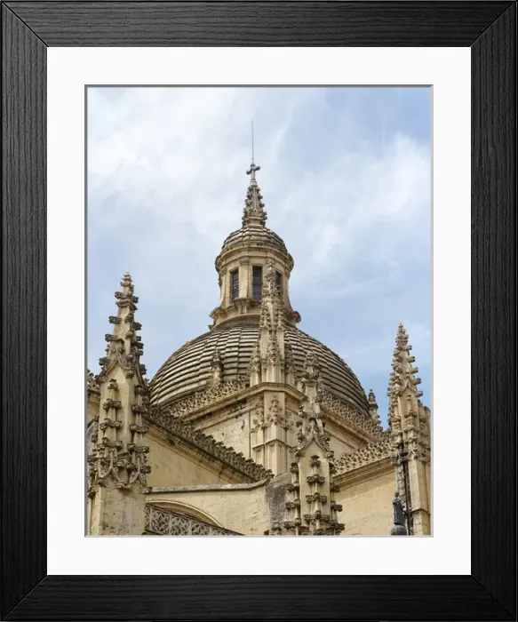 Framed Print : Gothic Art. Spain. Segovia. Cathedral. 16th century. Exterio Framed Print : Gothic Art. Spain. Segovia. Cathedral. 16th century. Exterio