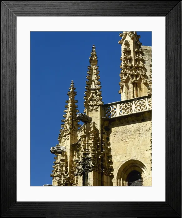 Framed Print : Gothic Art. Spain. Segovia. Cathedral. 16th century. Exterio Framed Print : Gothic Art. Spain. Segovia. Cathedral. 16th century. Exterio