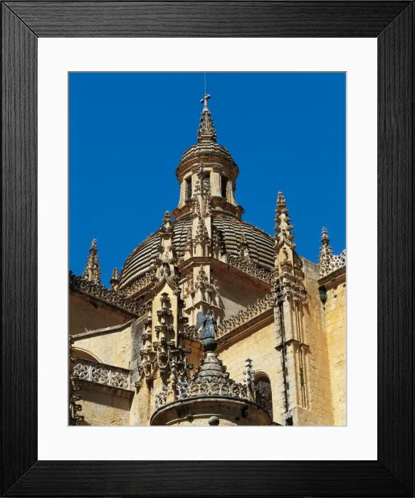 Framed Print : Gothic Art. Spain. Segovia. Cathedral. 16th century. Exterio Framed Print : Gothic Art. Spain. Segovia. Cathedral. 16th century. Exterio