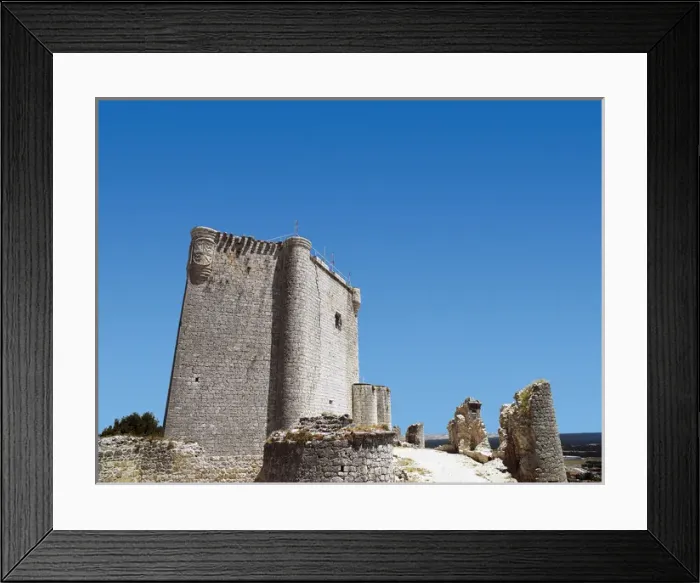 Framed Print : Spain. Iscar. Castle. Built in 15th century Framed Print : Spain. Iscar. Castle. Built in 15th century