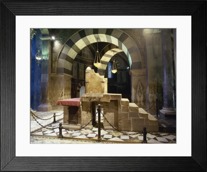 Framed Print : Germany. Aachen Cathedral. Palatine Chapel. Charlemagnes th Framed Print : Germany. Aachen Cathedral. Palatine Chapel. Charlemagnes th