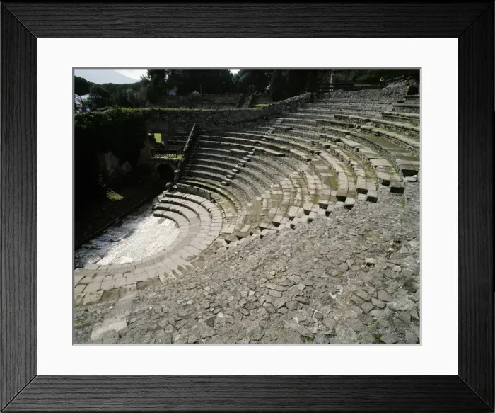 Framed Print : Italy. Pompeii. Small Theatre or odeon. 1st century B. C Framed Print : Italy. Pompeii. Small Theatre or odeon. 1st century B. C