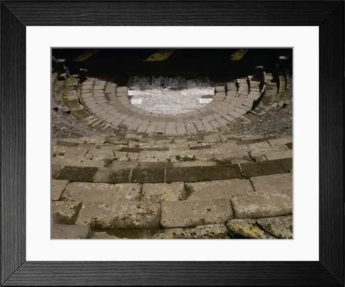 Framed Print : Italy. Pompeii. Small Theatre or odeon. 1st century B. C Framed Print : Italy. Pompeii. Small Theatre or odeon. 1st century B. C
