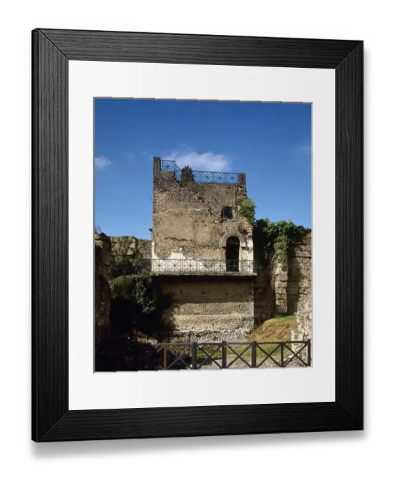 Framed Print : Italy. Pompeii. Tower of Mercury. 1st century B. C Framed Print : Italy. Pompeii. Tower of Mercury. 1st century B. C