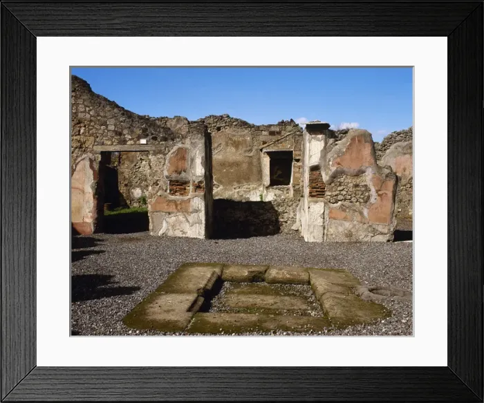 Framed Print : Italy. Pompeii. The House of Adonis. Atrium Framed Print : Italy. Pompeii. The House of Adonis. Atrium