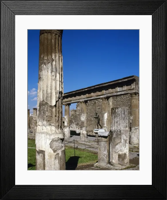 Framed Print : Italy. Pompeii. Temple of Apollo. Doric architrave Framed Print : Italy. Pompeii. Temple of Apollo. Doric architrave