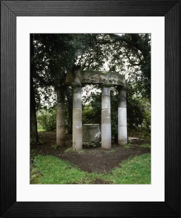 Framed Print : Italy. Pompeii. Triangular Forum. Tholos with sacred deep we Framed Print : Italy. Pompeii. Triangular Forum. Tholos with sacred deep we