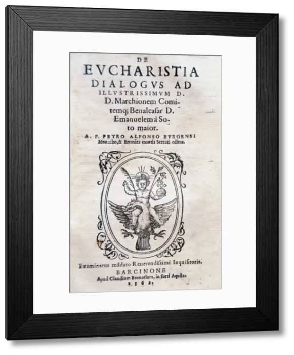 Framed Print : Petrus Alphonsi (1062-1140) Jewish Spanish physician, writer Framed Print : Petrus Alphonsi (1062-1140) Jewish Spanish physician, writer