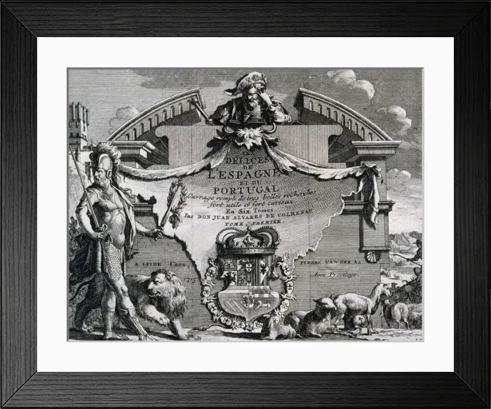 Framed Print : Juan Alvarez de Colmenar (18th century). Les delices d Espa Framed Print : Juan Alvarez de Colmenar (18th century). Les delices d Espa