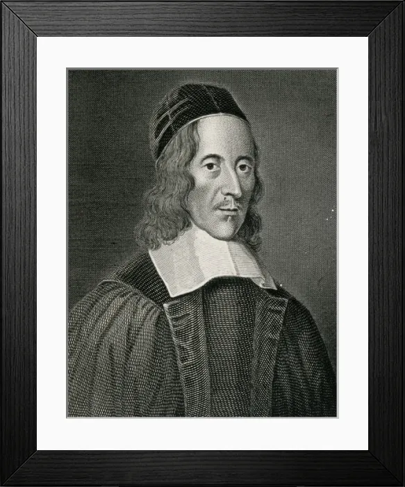 Framed Print : George Herbert ( 1593 1633). Welsh-born English poet, orat Framed Print : George Herbert ( 1593 1633). Welsh-born English poet, orat